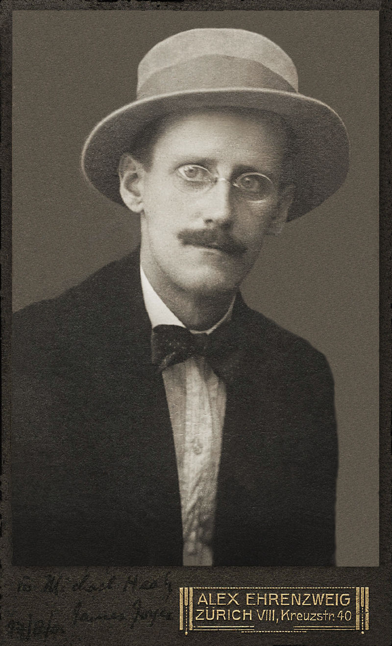 Joyce in Zurich, in 1915